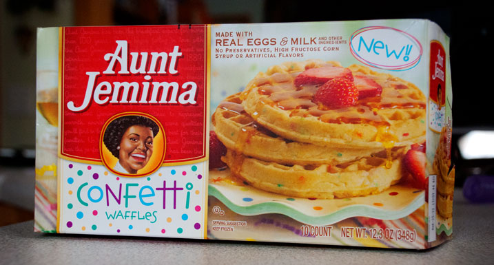 Aunt Jemima Confetti Waffles